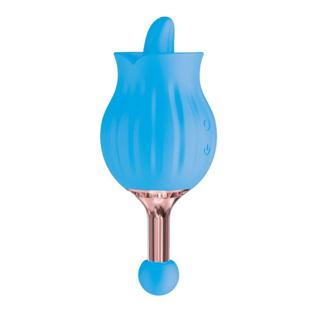 Vibrators, Sex Toy Kits and Sex Toys at Cloud9Adults - ClitTastic Rose Bud Dual Massager Rechargeable - Buy Sex Toys Online