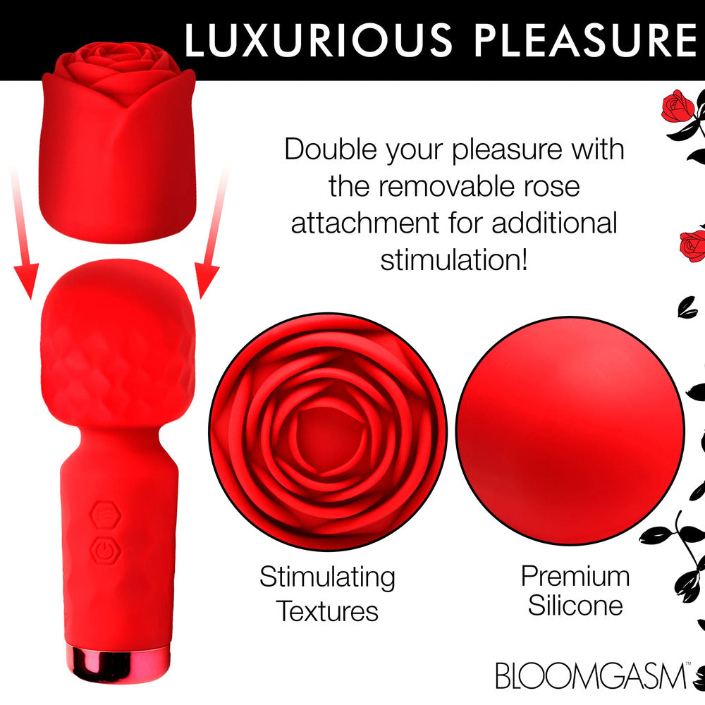 Vibrators, Sex Toy Kits and Sex Toys at Cloud9Adults - XR Bloomgasm Rose Petite Mini Wand - Buy Sex Toys Online