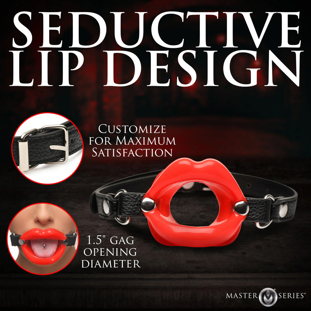 Vibrators, Sex Toy Kits and Sex Toys at Cloud9Adults - Juicy Lips Silicone Open Mouth Gag - Buy Sex Toys Online