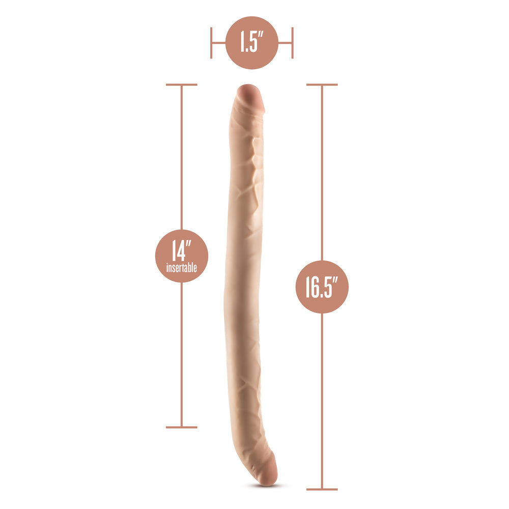 Vibrators, Sex Toy Kits and Sex Toys at Cloud9Adults - Dr Skin Posable Double Dong 16.5 Inches - Buy Sex Toys Online