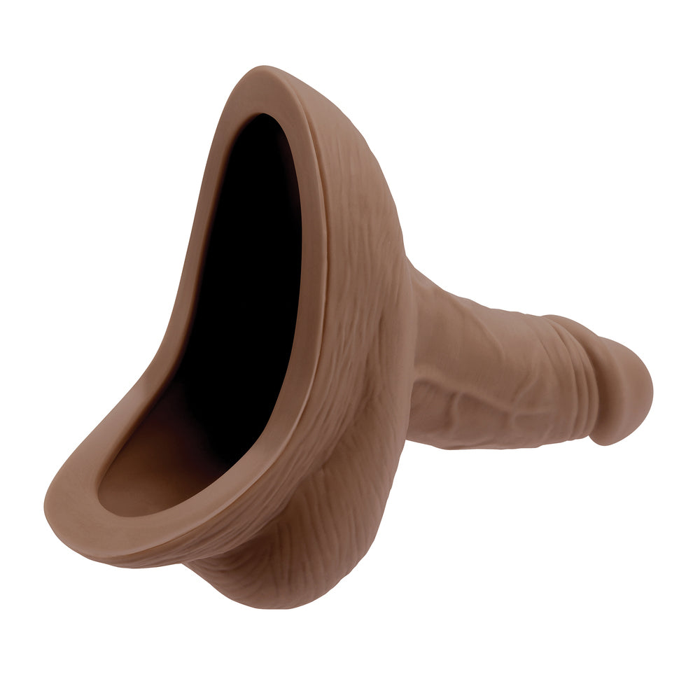 Vibrators, Sex Toy Kits and Sex Toys at Cloud9Adults - Gender X Stand to Pee Silicone Dark Flesh - Buy Sex Toys Online