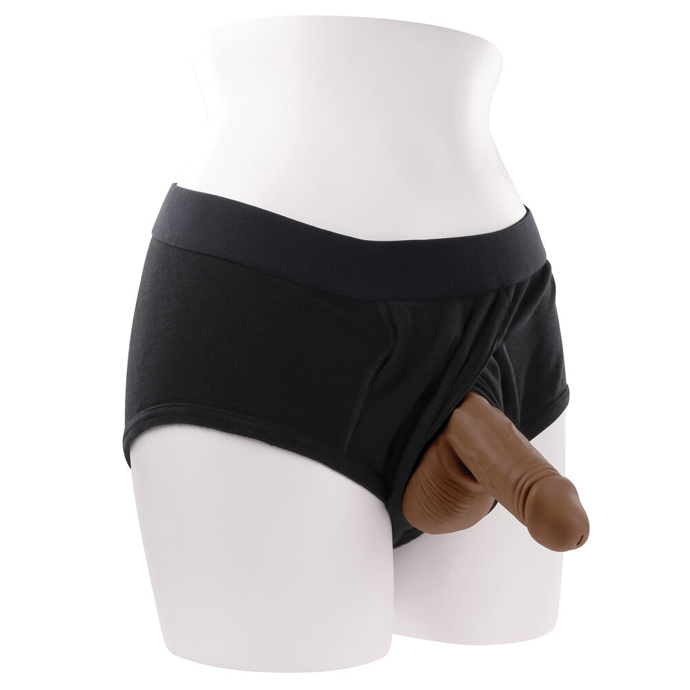 Vibrators, Sex Toy Kits and Sex Toys at Cloud9Adults - Gender X Stand to Pee TPE Dark Flesh - Buy Sex Toys Online