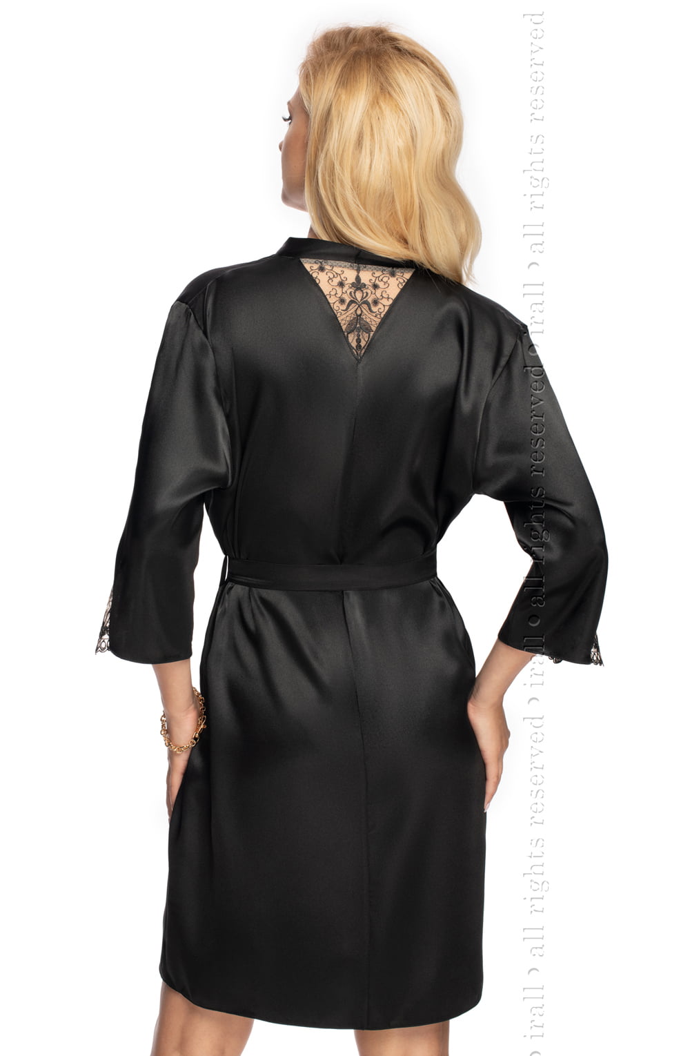 Vibrators, Sex Toy Kits and Sex Toys at Cloud9Adults - Irall Mallory Dressing Gown Black - Buy Sex Toys Online