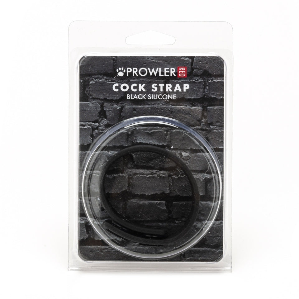 Vibrators, Sex Toy Kits and Sex Toys at Cloud9Adults - Prowler Red Silicone Adjustable Cock Strap Black - Buy Sex Toys Online