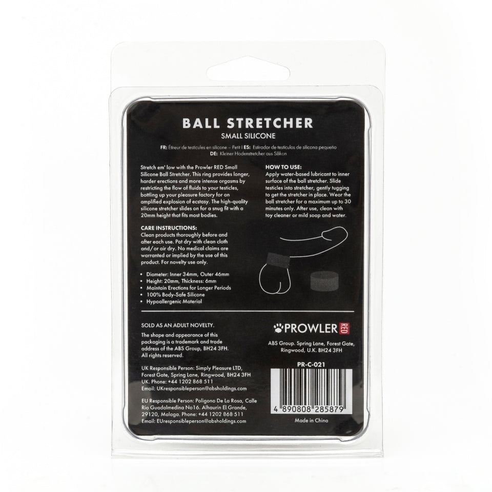 Vibrators, Sex Toy Kits and Sex Toys at Cloud9Adults - Prowler Red Small Silicone Ball Stretcher - Buy Sex Toys Online