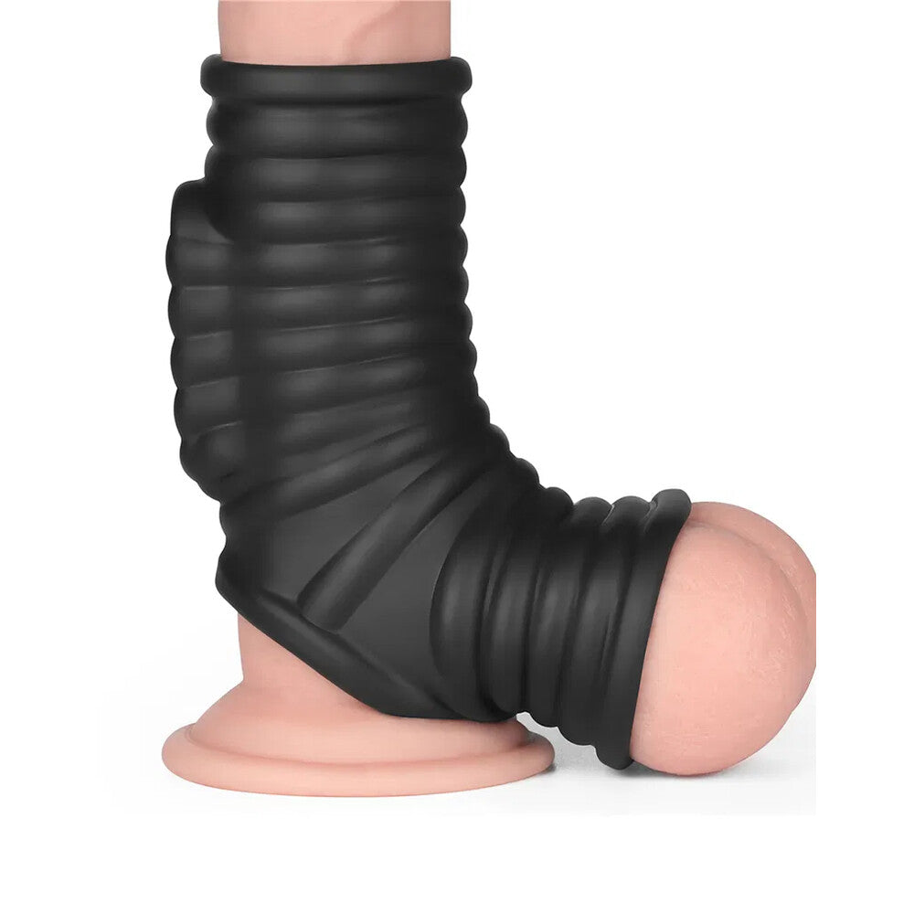 Vibrators, Sex Toy Kits and Sex Toys at Cloud9Adults - Lovetoy Wave Vibrating Penis Scrotum Sleeve - Buy Sex Toys Online