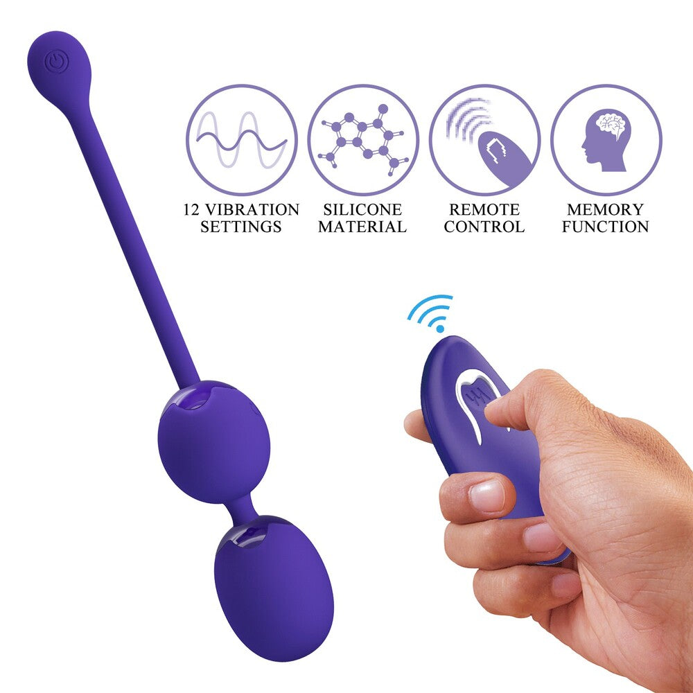 Vibrators, Sex Toy Kits and Sex Toys at Cloud9Adults - Pretty Love Willie Youth Kegel Balls Remote Control - Buy Sex Toys Online