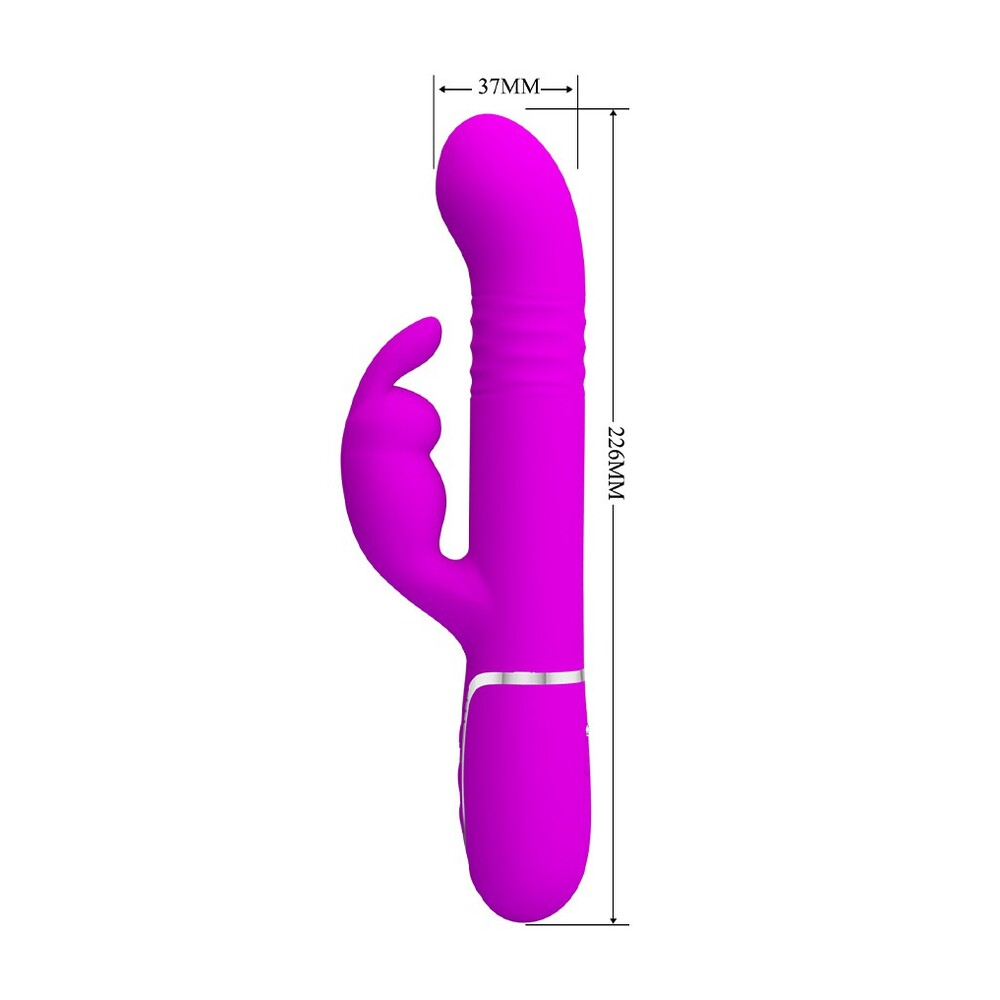 Vibrators, Sex Toy Kits and Sex Toys at Cloud9Adults - Pretty Love Coale Rechargeable Rabbit Vibrator - Buy Sex Toys Online