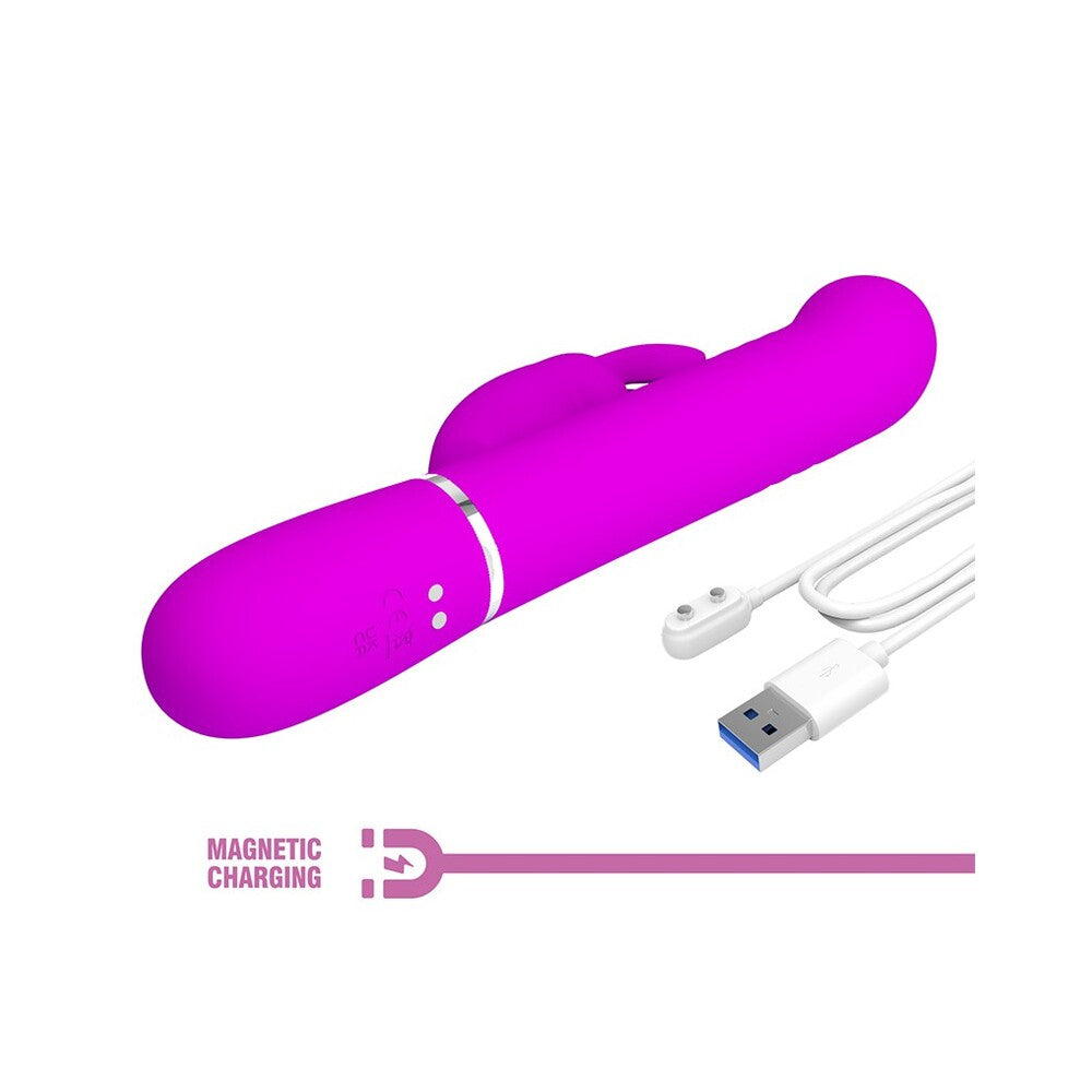 Vibrators, Sex Toy Kits and Sex Toys at Cloud9Adults - Pretty Love Coale Rechargeable Rabbit Vibrator - Buy Sex Toys Online