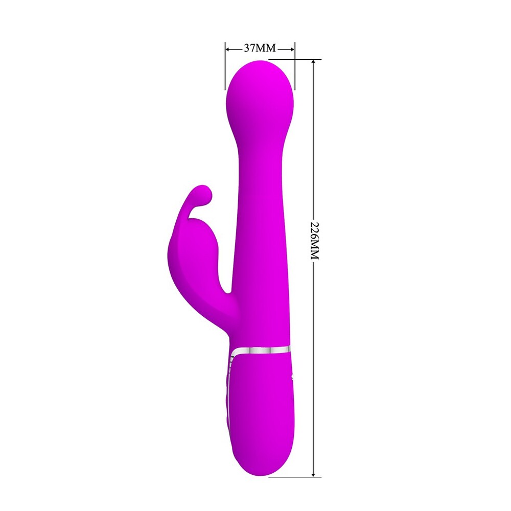 Vibrators, Sex Toy Kits and Sex Toys at Cloud9Adults - Pretty Love Dejon Rechargeable Rabbit Vibrator - Buy Sex Toys Online