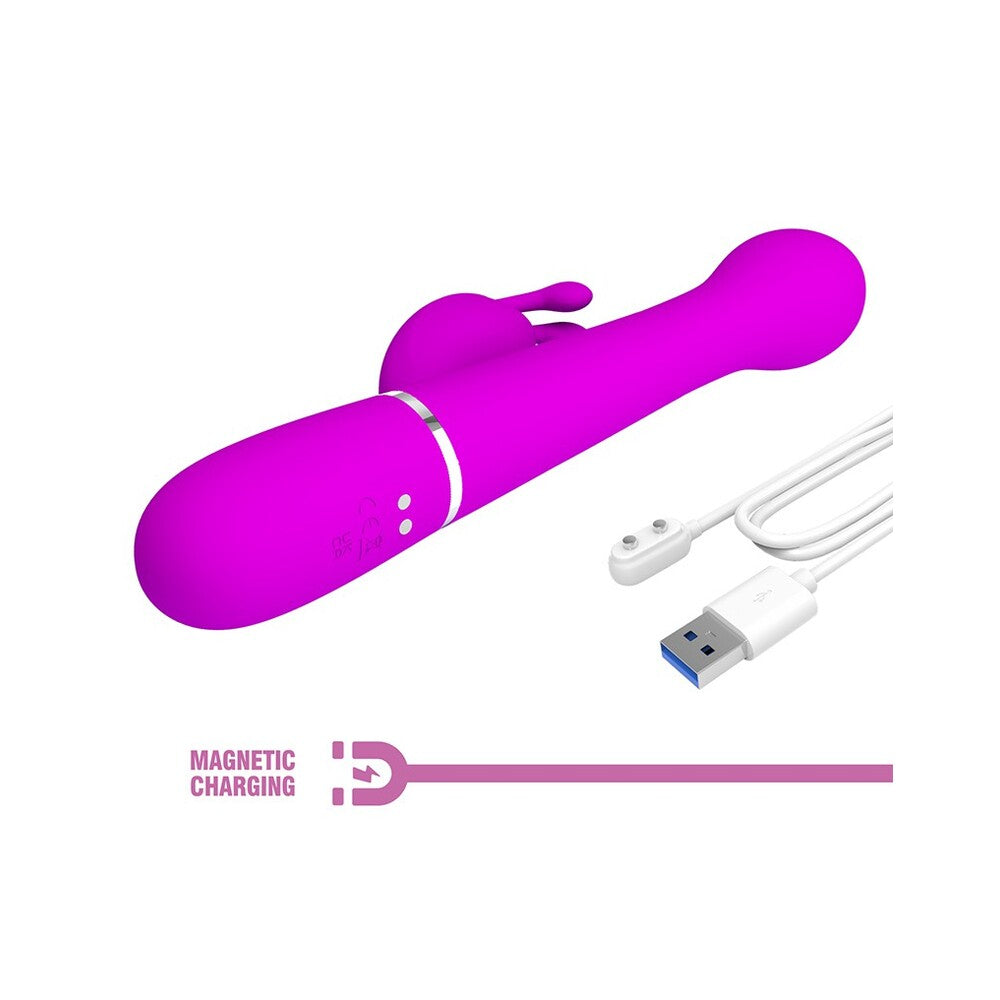 Vibrators, Sex Toy Kits and Sex Toys at Cloud9Adults - Pretty Love Dejon Rechargeable Rabbit Vibrator - Buy Sex Toys Online