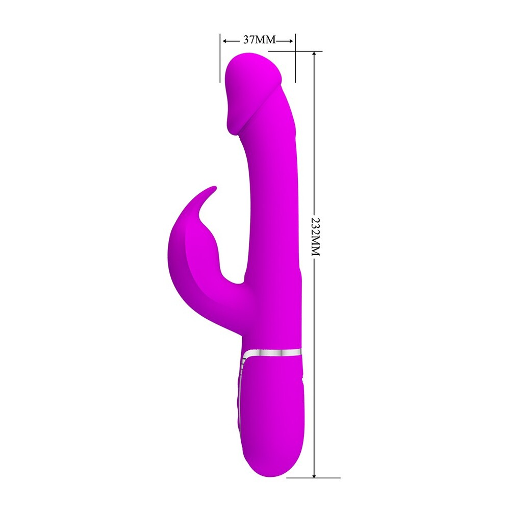 Vibrators, Sex Toy Kits and Sex Toys at Cloud9Adults - Pretty Love Kampas Rechargeable Rabbit Vibrator - Buy Sex Toys Online