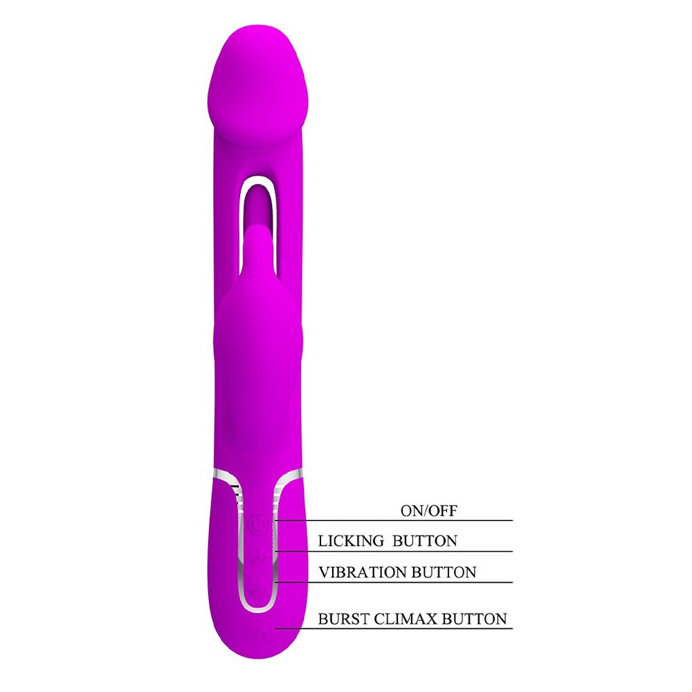 Vibrators, Sex Toy Kits and Sex Toys at Cloud9Adults - Pretty Love Kampas Rechargeable Rabbit Vibrator - Buy Sex Toys Online