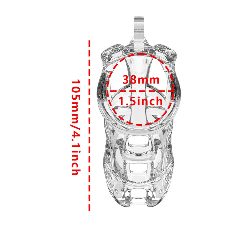 Vibrators, Sex Toy Kits and Sex Toys at Cloud9Adults - Rimba PCage PC11 Large Transparent - Buy Sex Toys Online