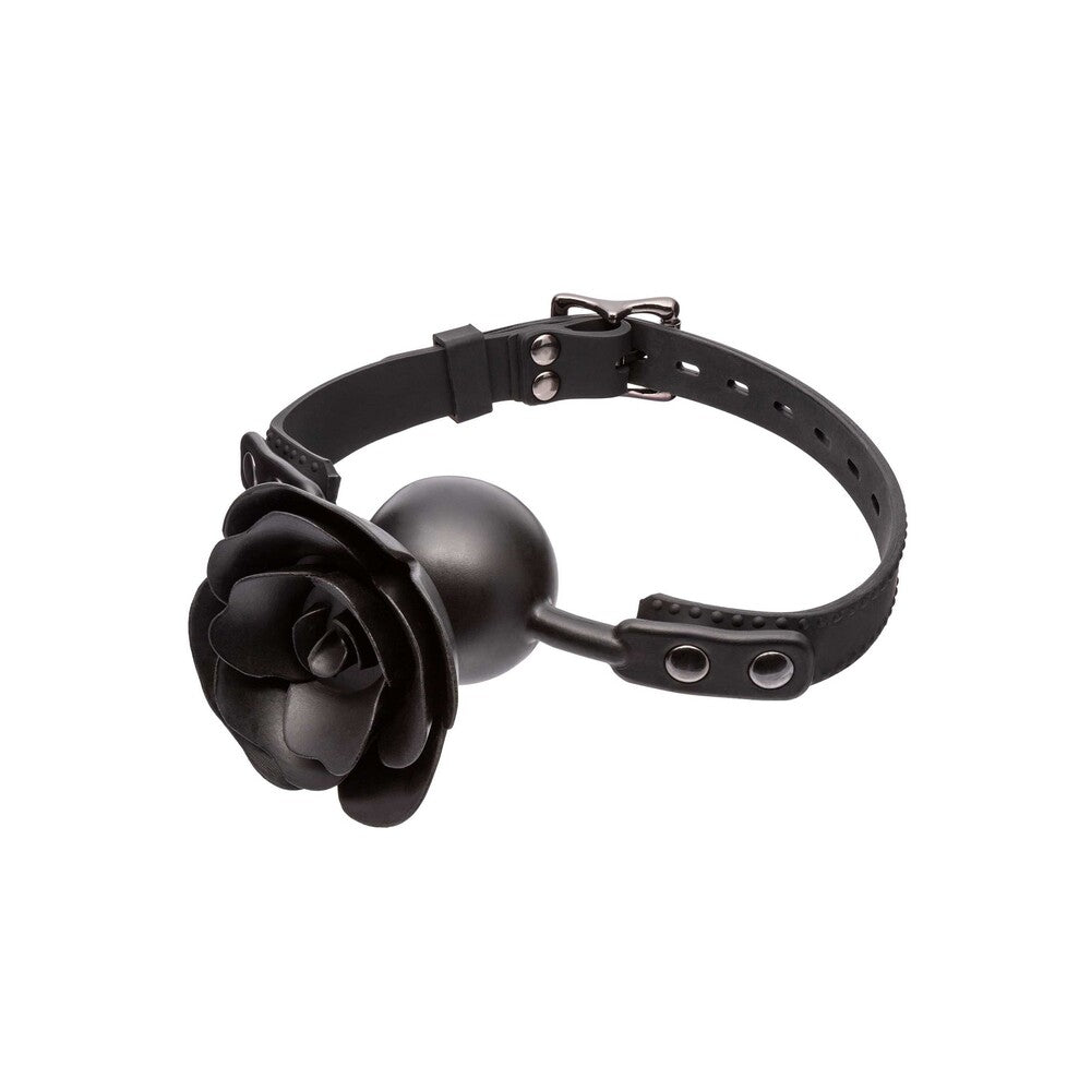 Vibrators, Sex Toy Kits and Sex Toys at Cloud9Adults - CalExotics Forbidden Removable Rose Gag - Buy Sex Toys Online