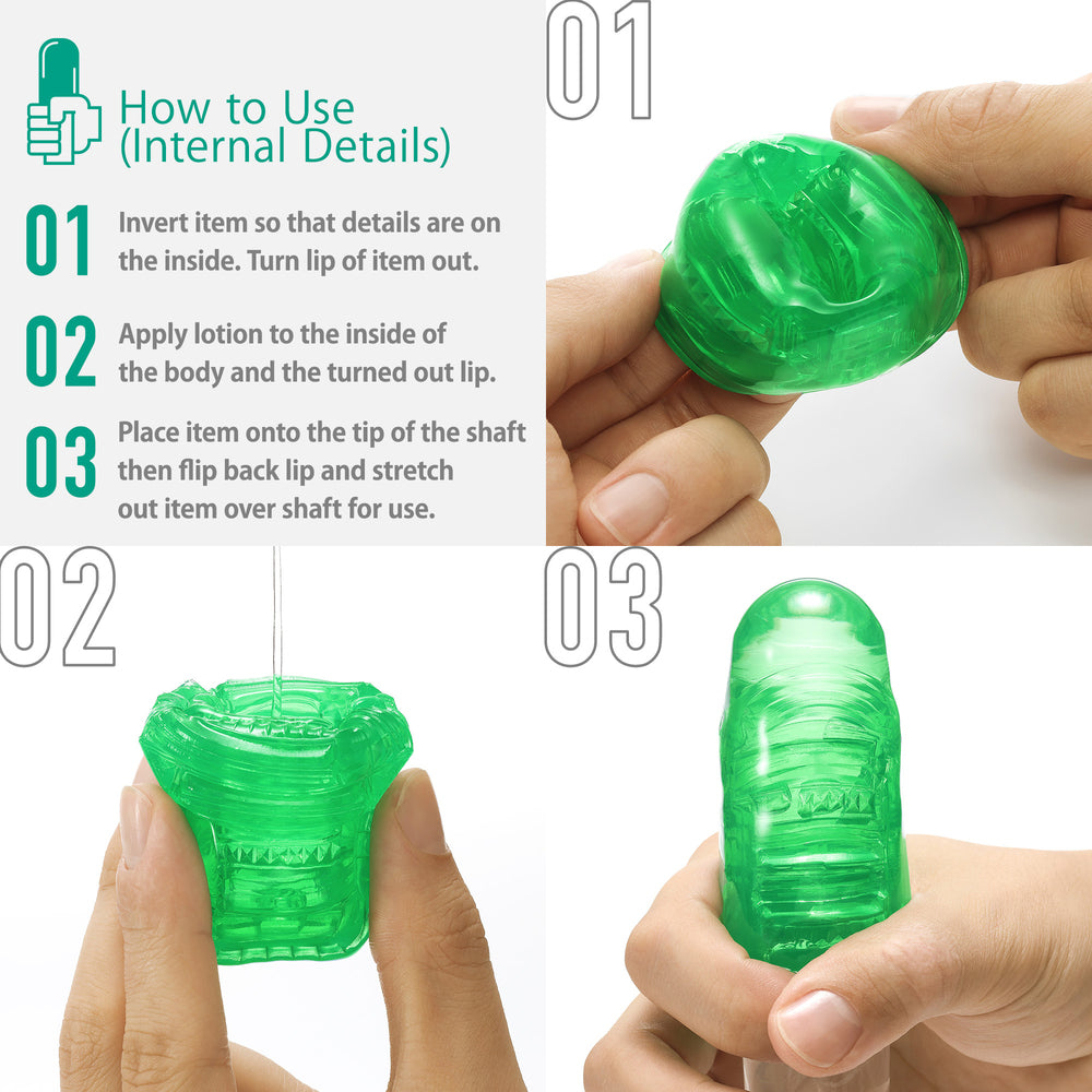 Vibrators, Sex Toy Kits and Sex Toys at Cloud9Adults - Tenga UNI Emerald Sleeve Masturbator - Buy Sex Toys Online