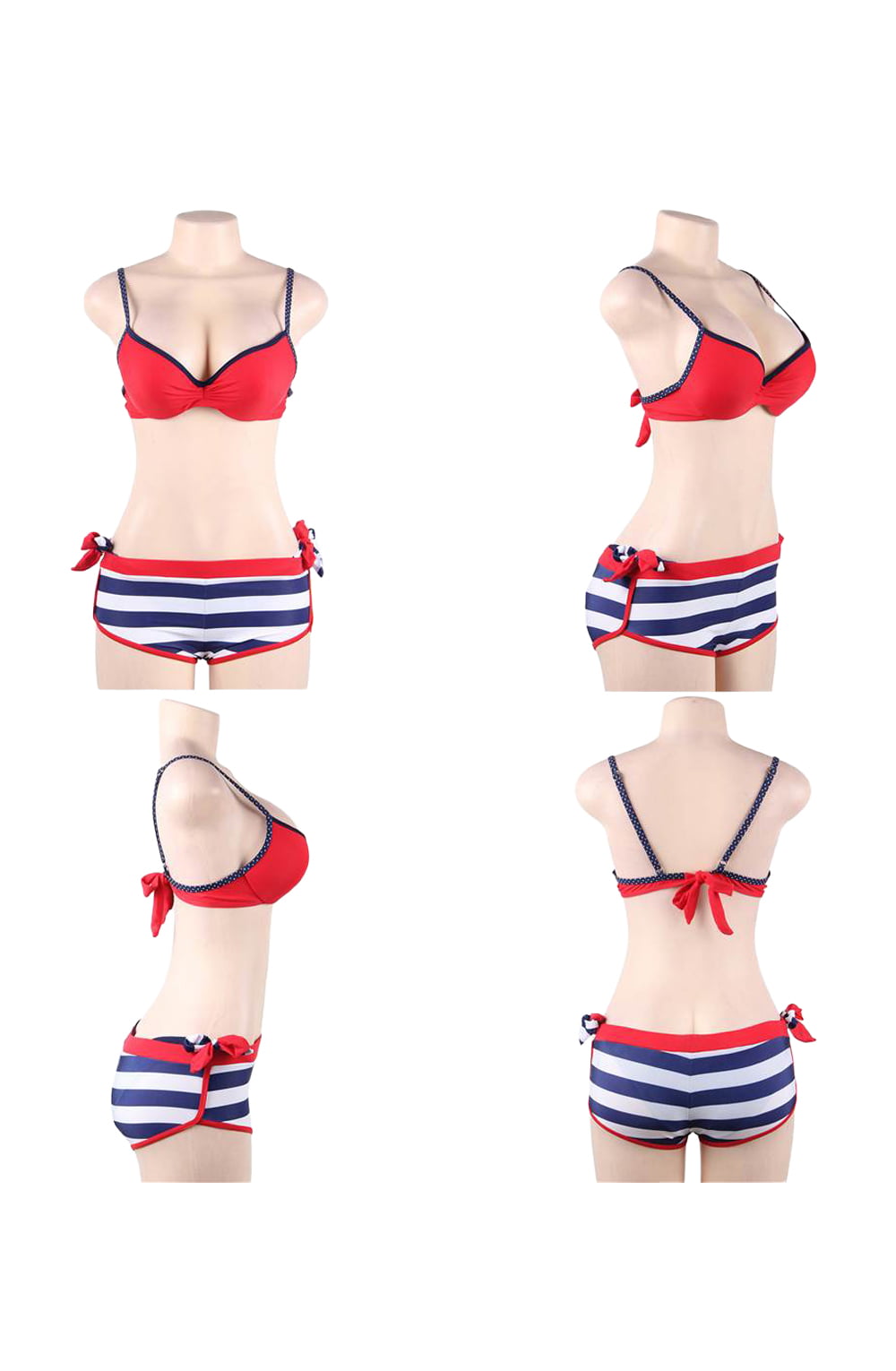 Vibrators, Sex Toy Kits and Sex Toys at Cloud9Adults - YesX YX964 Bikini 3 Piece Set Red - Buy Sex Toys Online