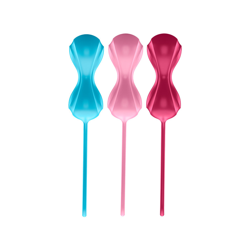 Vibrators, Sex Toy Kits and Sex Toys at Cloud9Adults - Satisfyer Set Of 3 Orgasm Balls With Moving Inner Balls - Buy Sex Toys Online