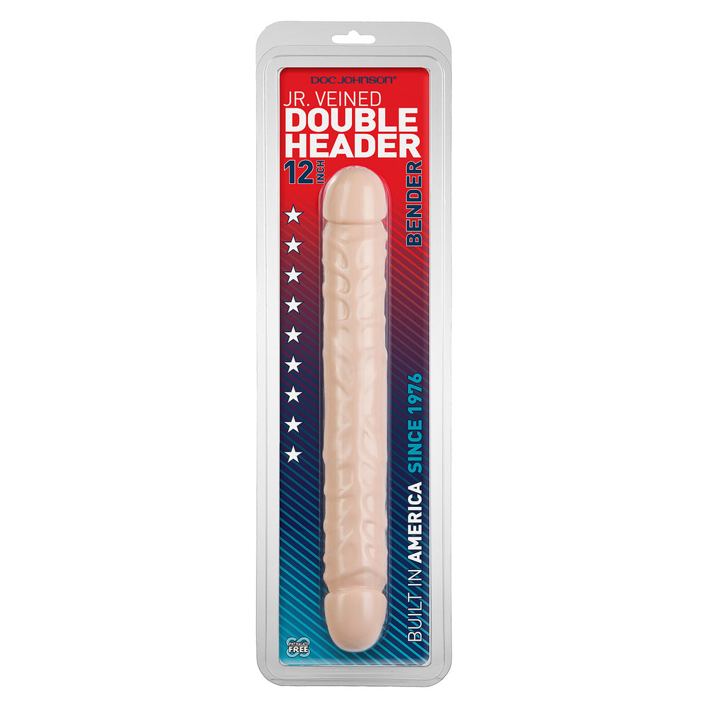 Vibrators, Sex Toy Kits and Sex Toys at Cloud9Adults - Jr Veined Double Header 12 Inch Bender Dong - Buy Sex Toys Online