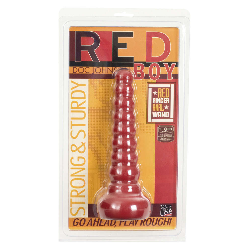 Vibrators, Sex Toy Kits and Sex Toys at Cloud9Adults - Red Boy Anal Wand Butt Plug - Buy Sex Toys Online