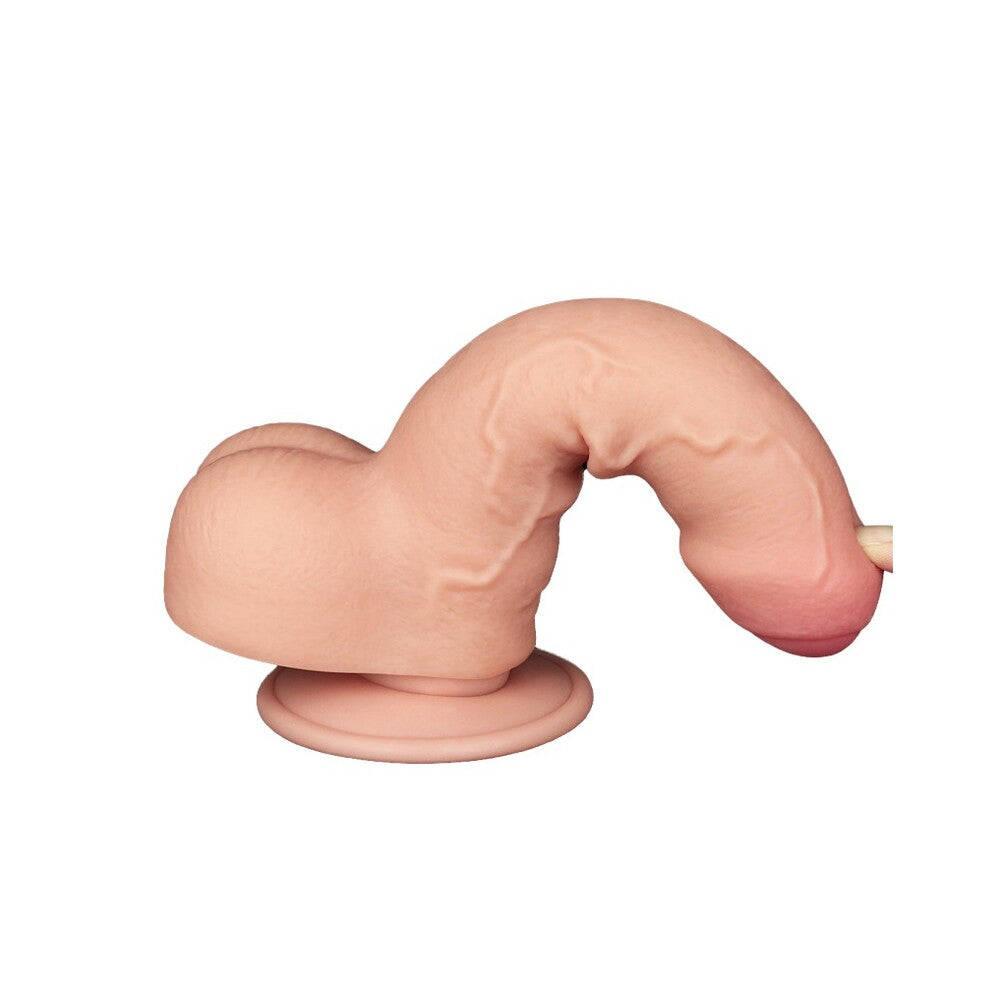 Vibrators, Sex Toy Kits and Sex Toys at Cloud9Adults - Lovetoy Sliding Easy Bend Skin Dildo 7 Inch - Buy Sex Toys Online
