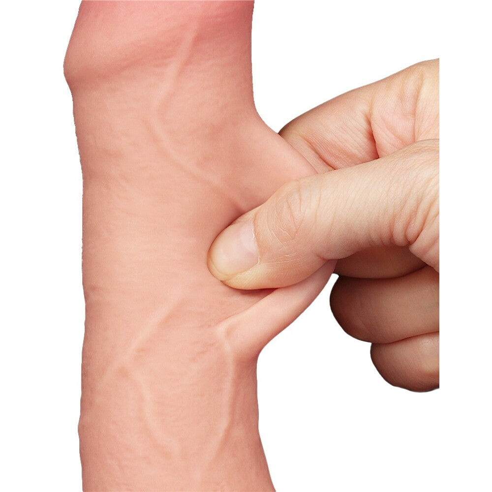 Vibrators, Sex Toy Kits and Sex Toys at Cloud9Adults - Lovetoy Sliding Easy Bend Skin Dildo 7 Inch - Buy Sex Toys Online
