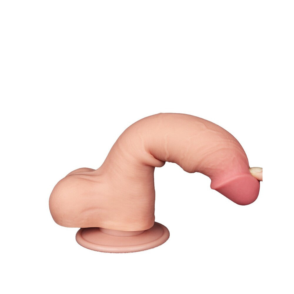 Vibrators, Sex Toy Kits and Sex Toys at Cloud9Adults - Lovetoy Sliding Easy Bend Skin Dildo 8 Inch - Buy Sex Toys Online