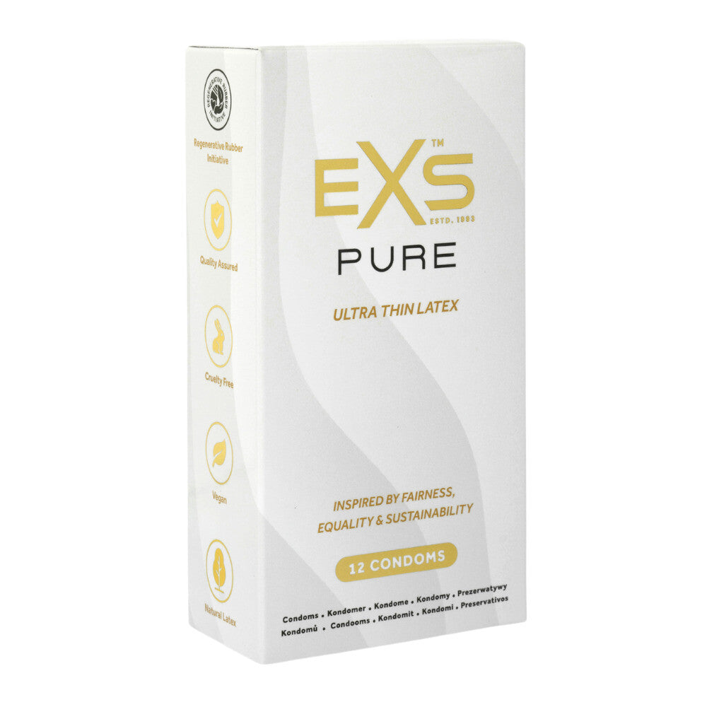 Vibrators, Sex Toy Kits and Sex Toys at Cloud9Adults - EXS Pur Ultra Thin Latex Condoms 12 Pack - Buy Sex Toys Online