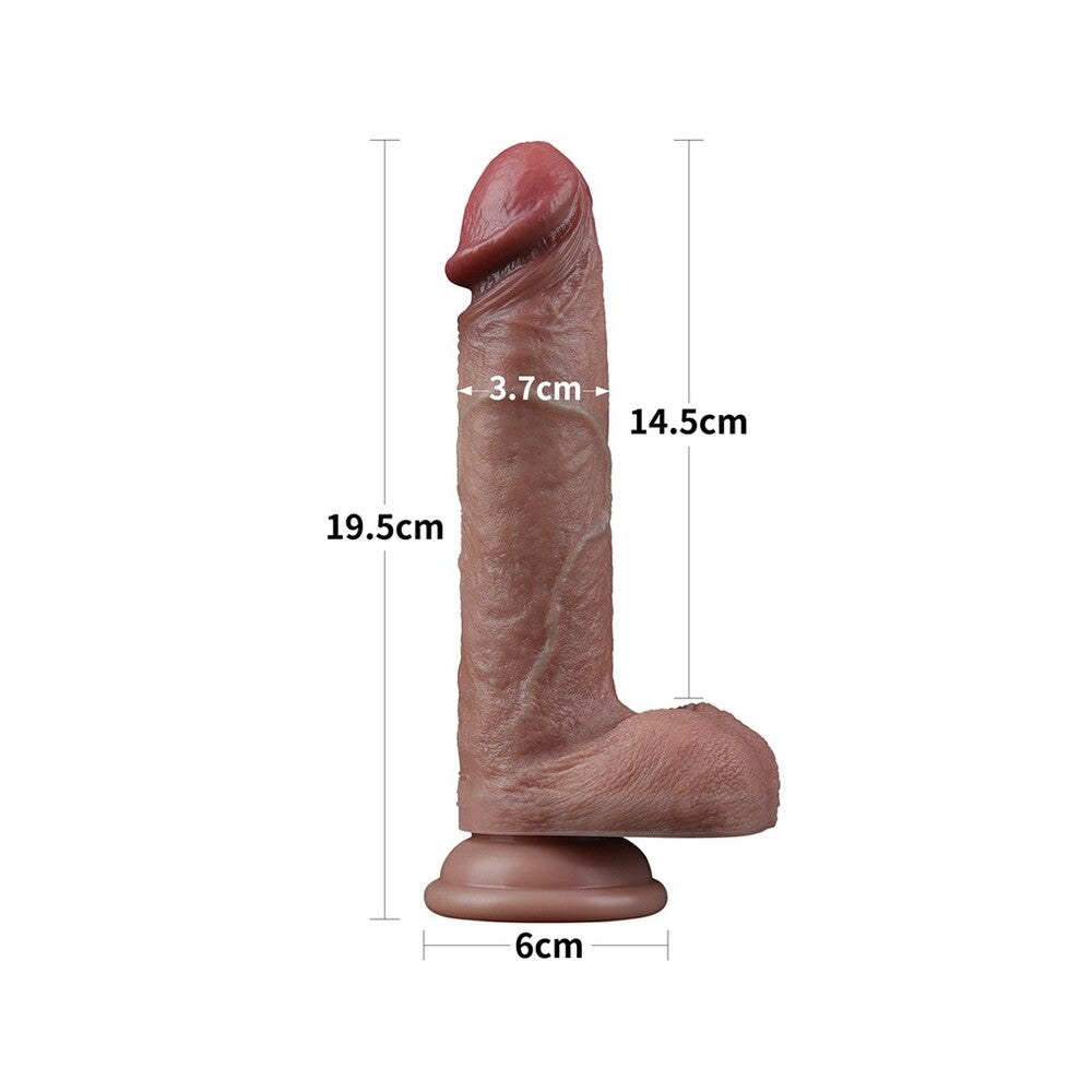 Vibrators, Sex Toy Kits and Sex Toys at Cloud9Adults - Lovetoy Dual Layered Silicone Dildo 7.5 Inches - Buy Sex Toys Online