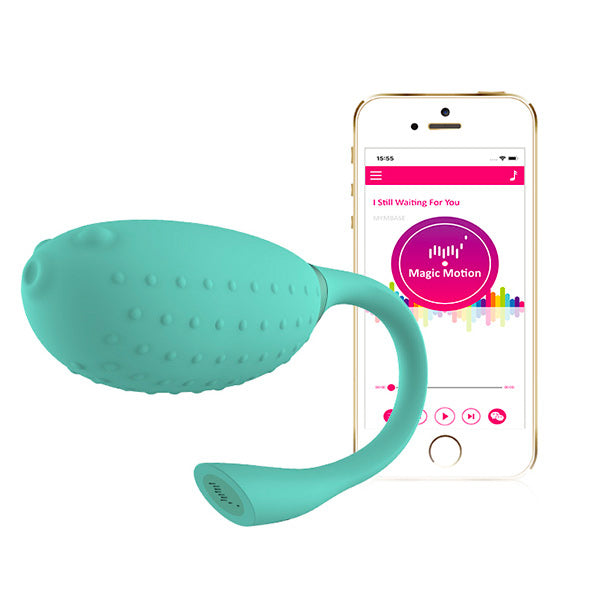 Vibrators, Sex Toy Kits and Sex Toys at Cloud9Adults - Magic Motion Fugu Green Clitoral Vibe Remote Control - Buy Sex Toys Online