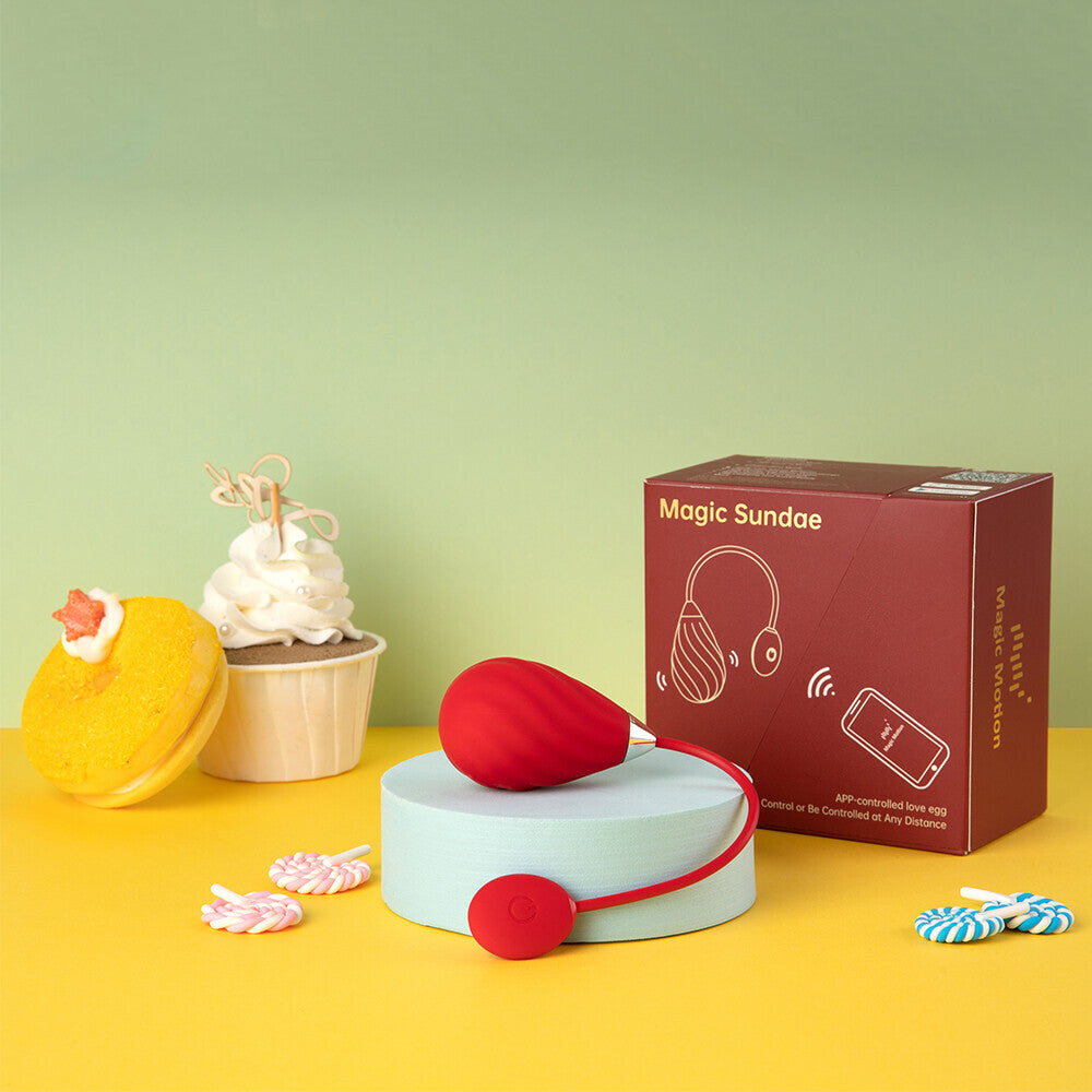 Vibrators, Sex Toy Kits and Sex Toys at Cloud9Adults - Magic Motion Magic Sundae App Controlled Love Egg - Buy Sex Toys Online
