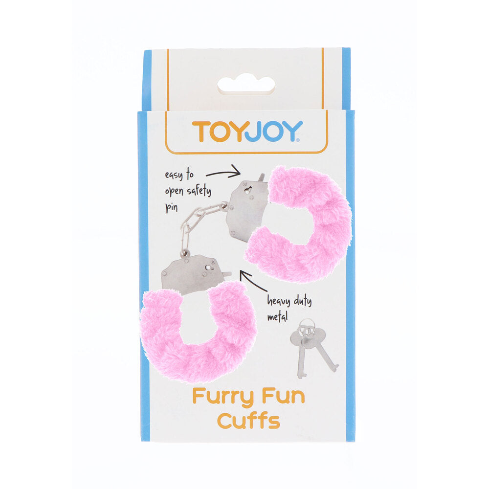 Vibrators, Sex Toy Kits and Sex Toys at Cloud9Adults - ToyJoy Furry Fun Wrist Cuffs Pink - Buy Sex Toys Online