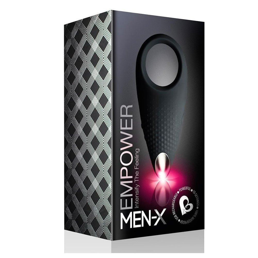 Vibrators, Sex Toy Kits and Sex Toys at Cloud9Adults - Rocks Off Empower MenX Cockring Black - Buy Sex Toys Online