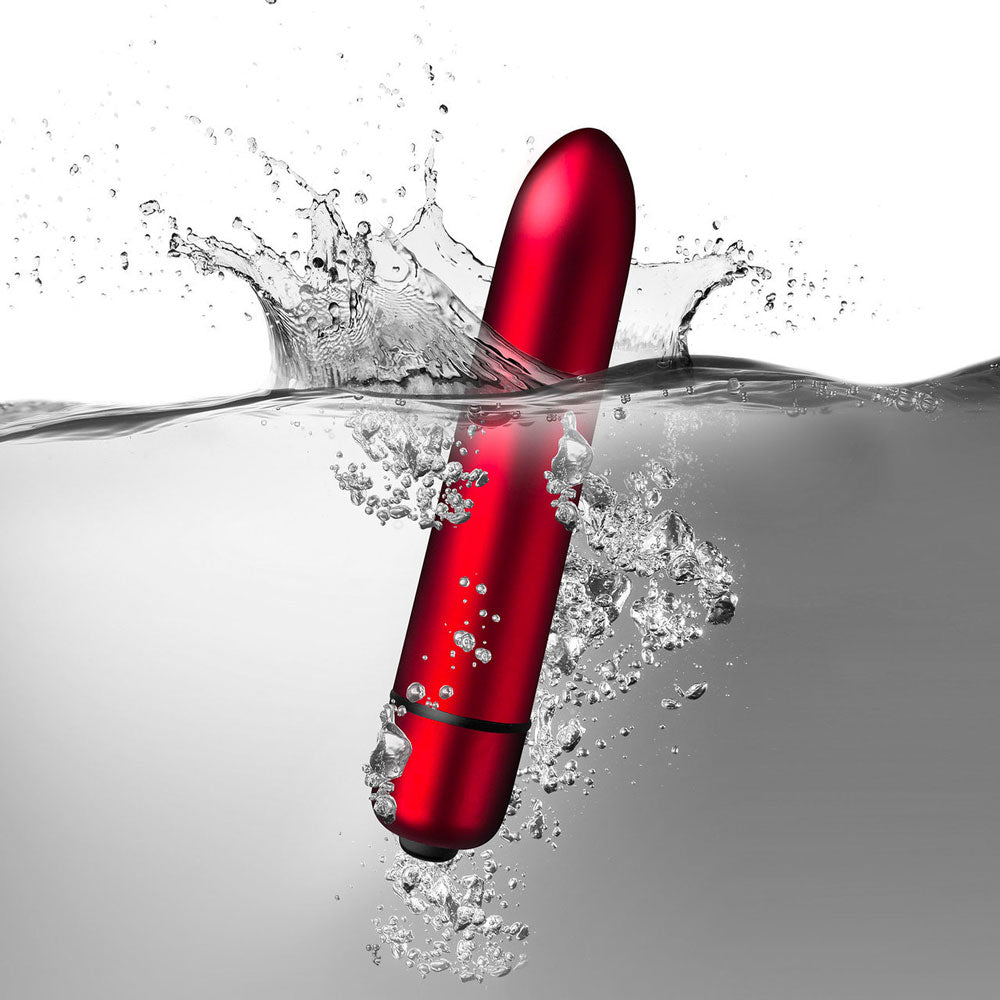 Vibrators, Sex Toy Kits and Sex Toys at Cloud9Adults - Rocks Off Truly Yours Scarlet Velvet 90mm Bullet - Buy Sex Toys Online
