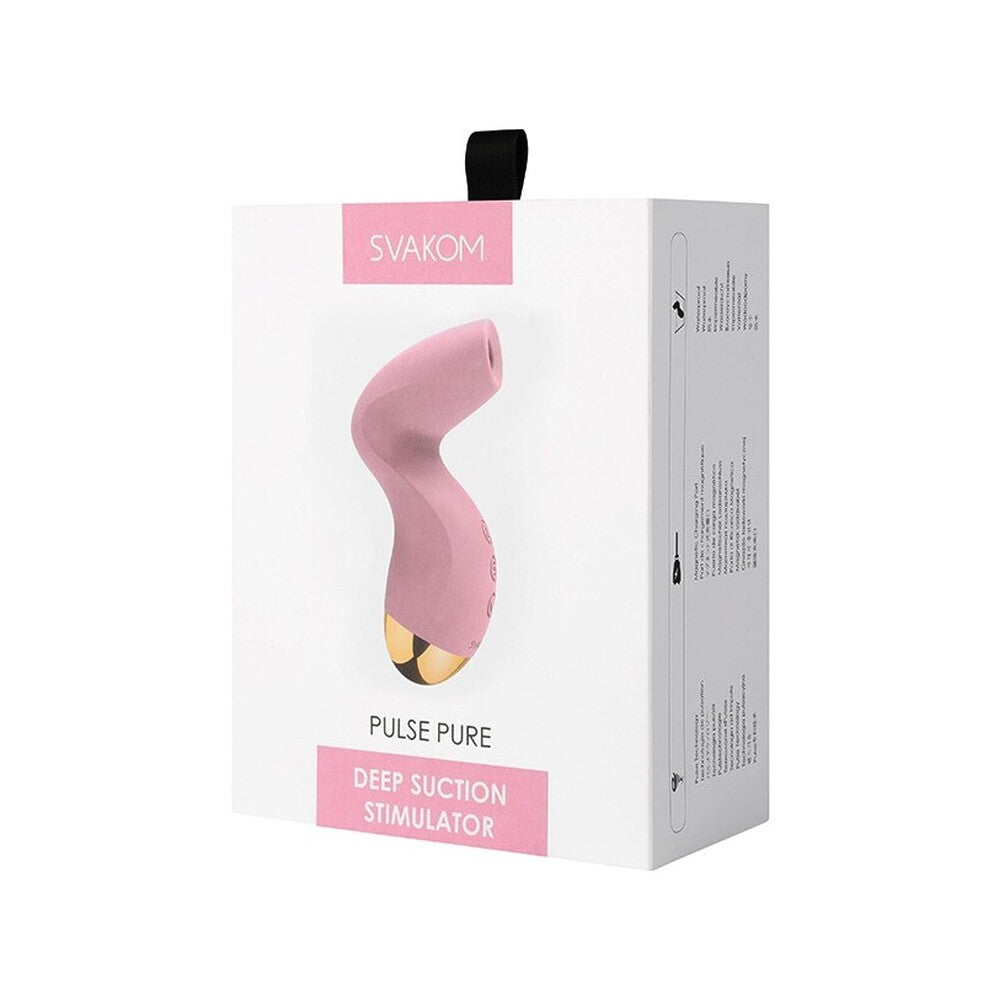 Vibrators, Sex Toy Kits and Sex Toys at Cloud9Adults - Svakom Pulse Pure Deep Suction Stimulator - Buy Sex Toys Online