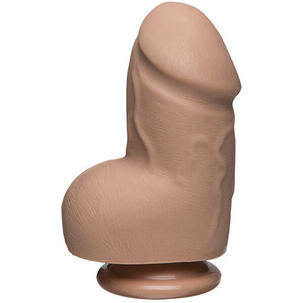 Vibrators, Sex Toy Kits and Sex Toys at Cloud9Adults - The D Fat D 6 Inch Vanilla Dildo With Balls - Buy Sex Toys Online