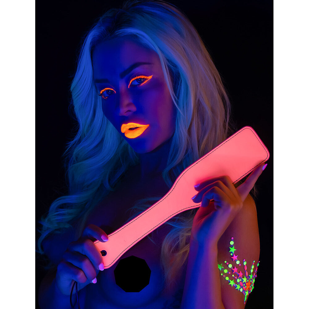 Vibrators, Sex Toy Kits and Sex Toys at Cloud9Adults - Taboom Glow In The Dark Paddle Pink - Buy Sex Toys Online