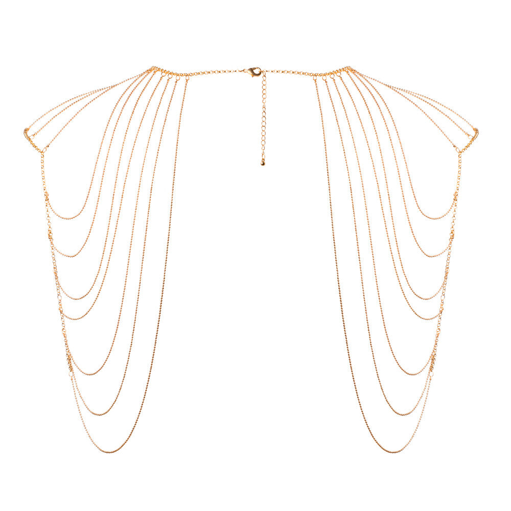 Vibrators, Sex Toy Kits and Sex Toys at Cloud9Adults - Bijoux Indiscrets Magnifique Shoulder Jewellery Gold - Buy Sex Toys Online