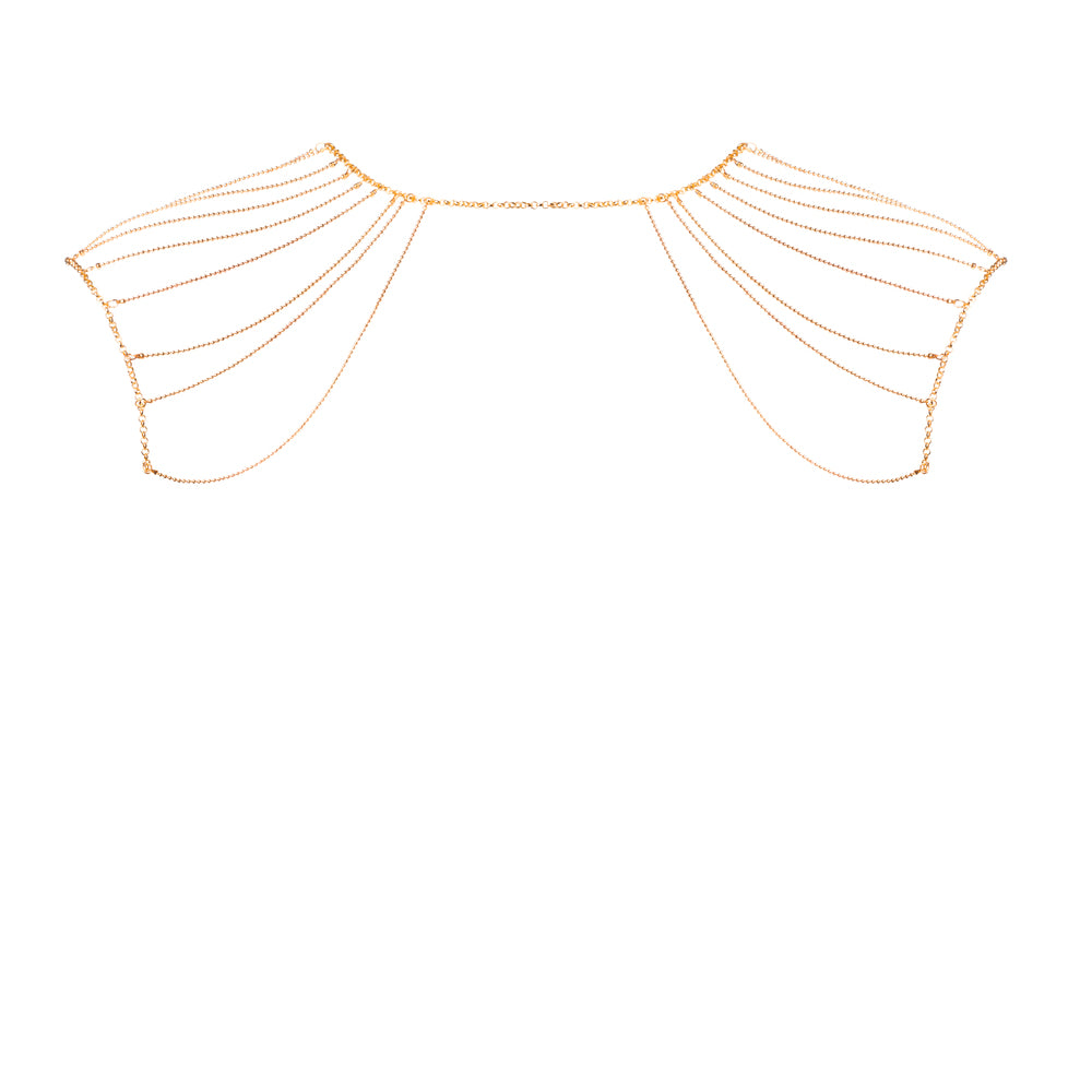 Vibrators, Sex Toy Kits and Sex Toys at Cloud9Adults - Bijoux Indiscrets Magnifique Shoulder Jewellery Gold - Buy Sex Toys Online