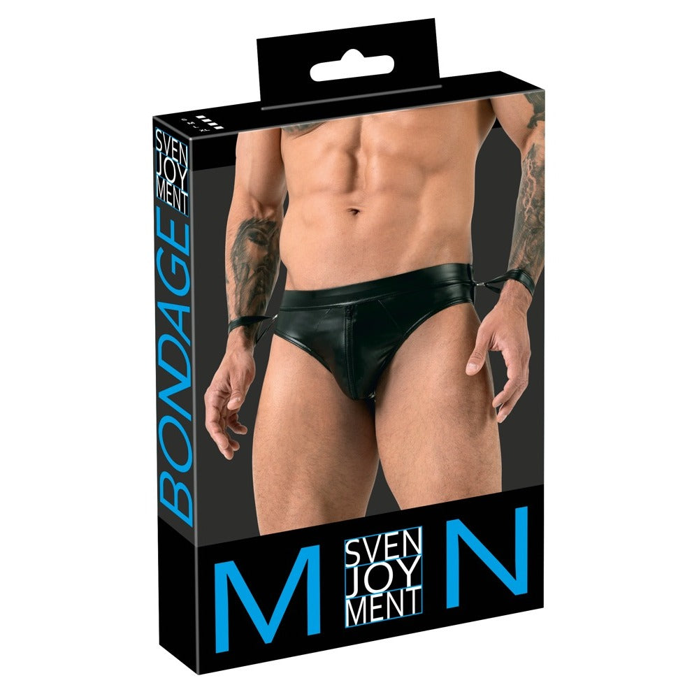 Vibrators, Sex Toy Kits and Sex Toys at Cloud9Adults - Svenjoyment Jock Brief With Handcuffs - Buy Sex Toys Online