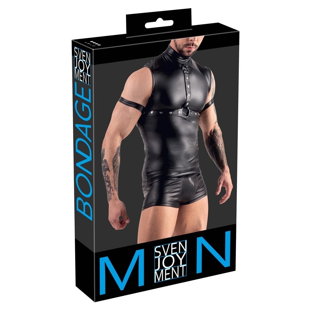 Vibrators, Sex Toy Kits and Sex Toys at Cloud9Adults - Svenjoyment Sleeveless Top With Chest Harness And Arm Loops - Buy Sex Toys Online