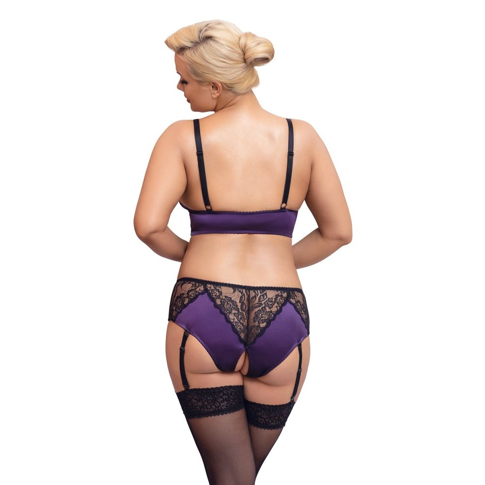 Vibrators, Sex Toy Kits and Sex Toys at Cloud9Adults - Cottelli Curves Bralette Suspender Set - Buy Sex Toys Online