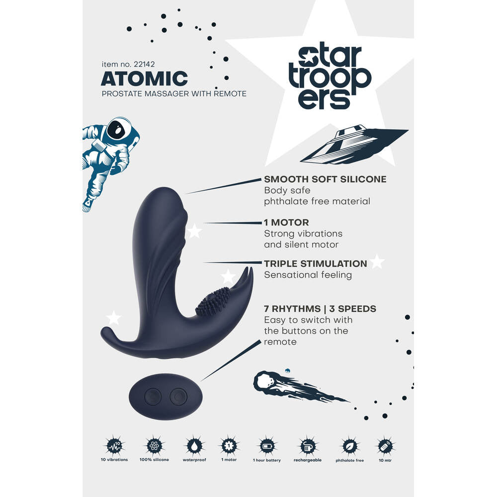 Vibrators, Sex Toy Kits and Sex Toys at Cloud9Adults - Startroopers Atomic Prostate Massager - Buy Sex Toys Online