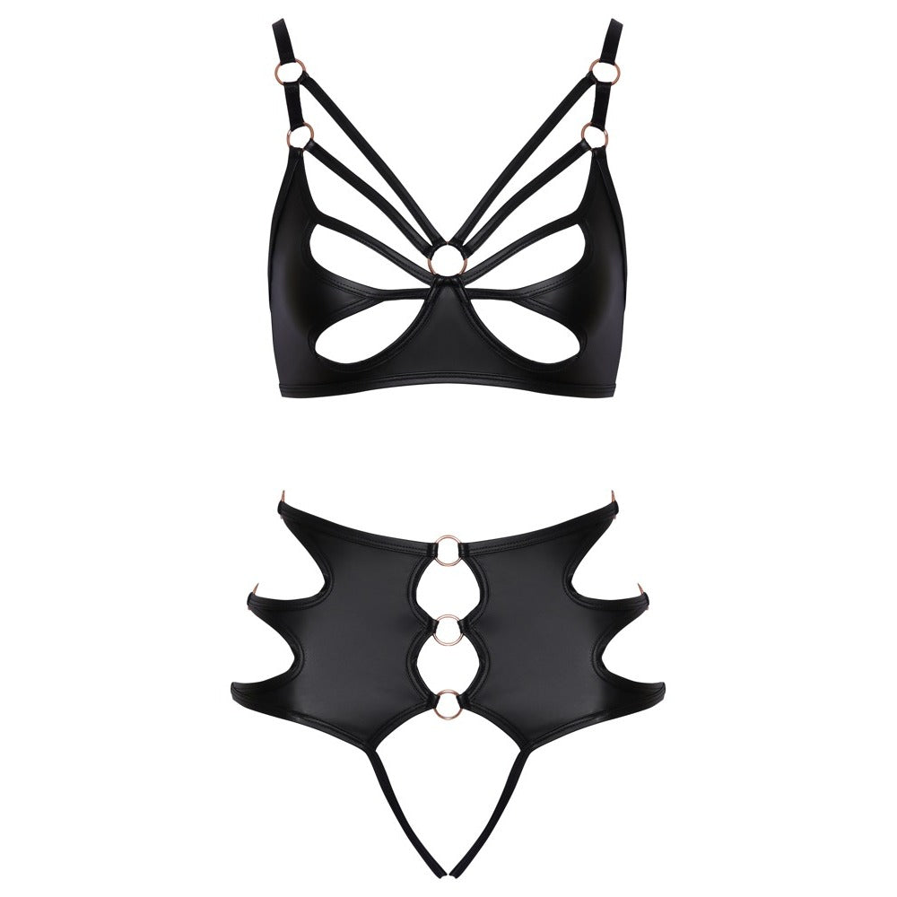 Vibrators, Sex Toy Kits and Sex Toys at Cloud9Adults - Crotchless Bondage Bra Set - Buy Sex Toys Online