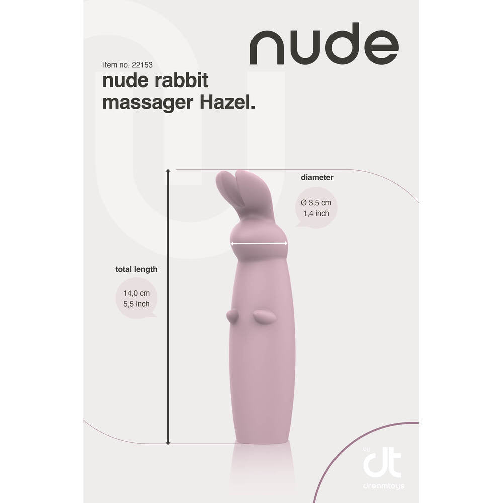 Vibrators, Sex Toy Kits and Sex Toys at Cloud9Adults - Nude Hazel Mini Rabbit Massager - Buy Sex Toys Online