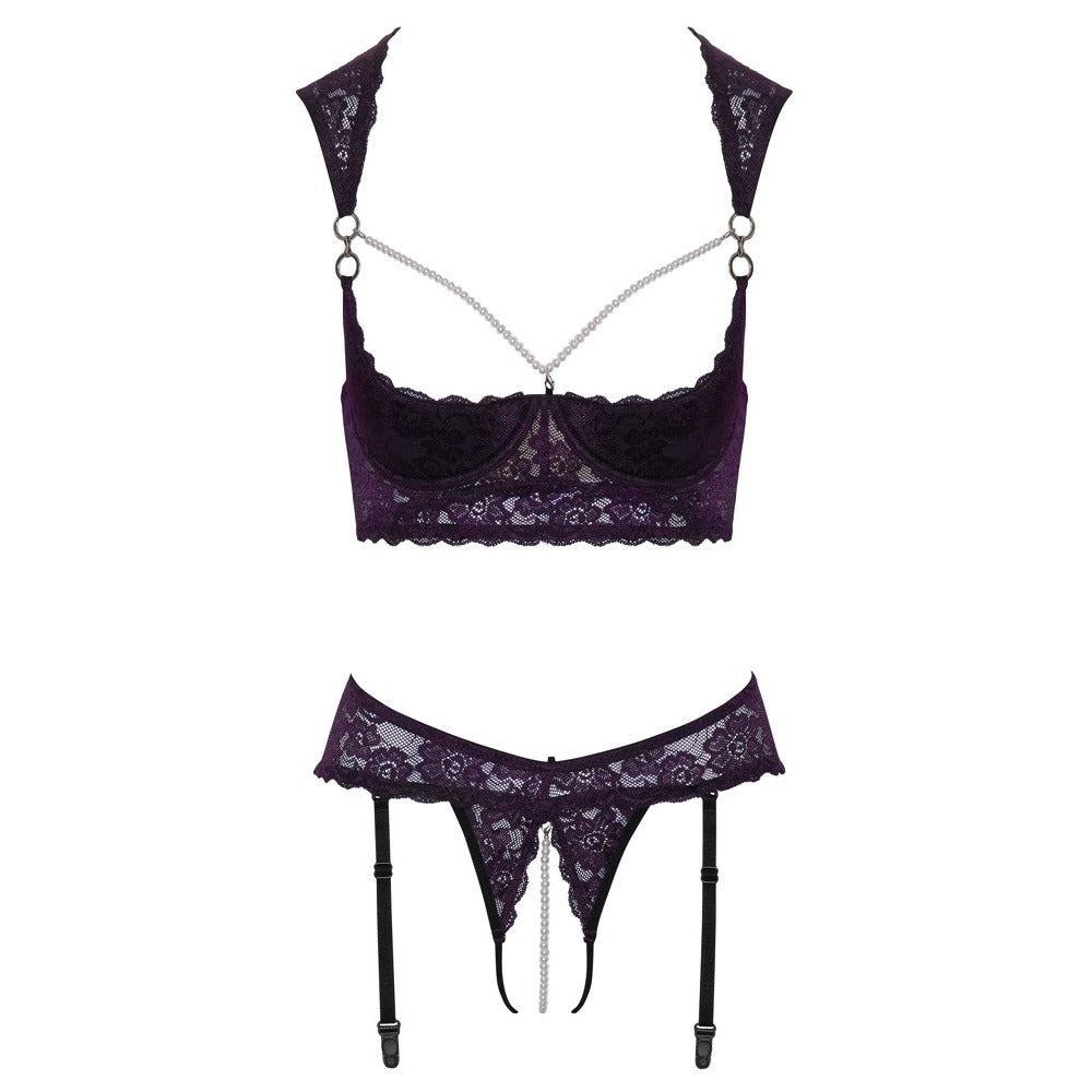 Vibrators, Sex Toy Kits and Sex Toys at Cloud9Adults - Cupless and Crotchless Bra Set - Buy Sex Toys Online