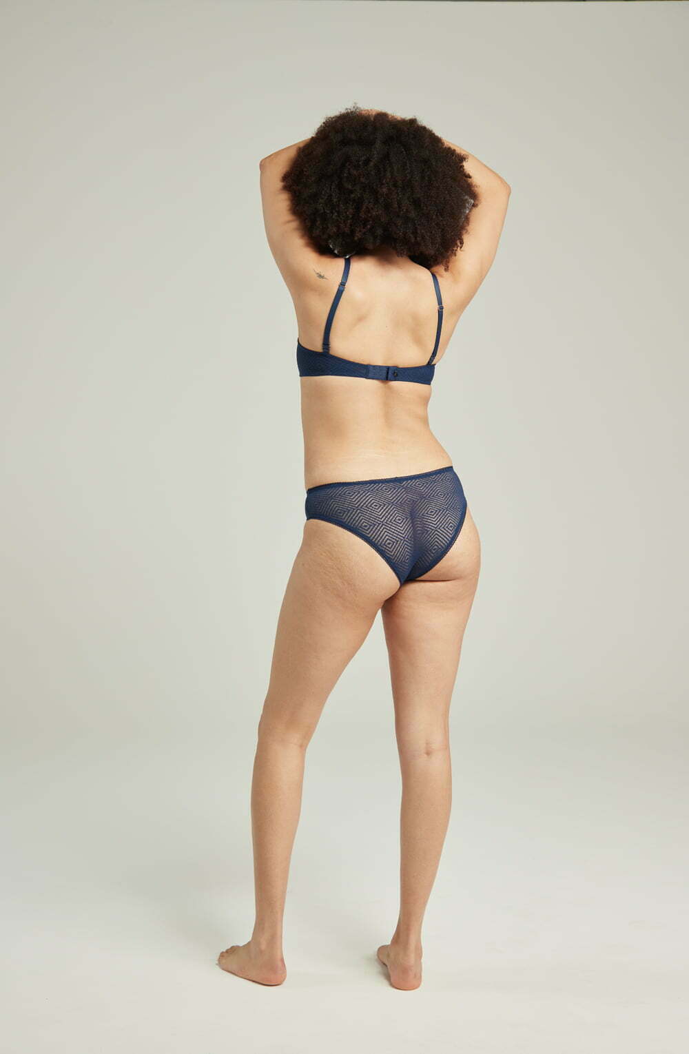 Vibrators, Sex Toy Kits and Sex Toys at Cloud9Adults - The Sheer Deco Lift Balcony Bra Navy Up to GG Cup - Buy Sex Toys Online