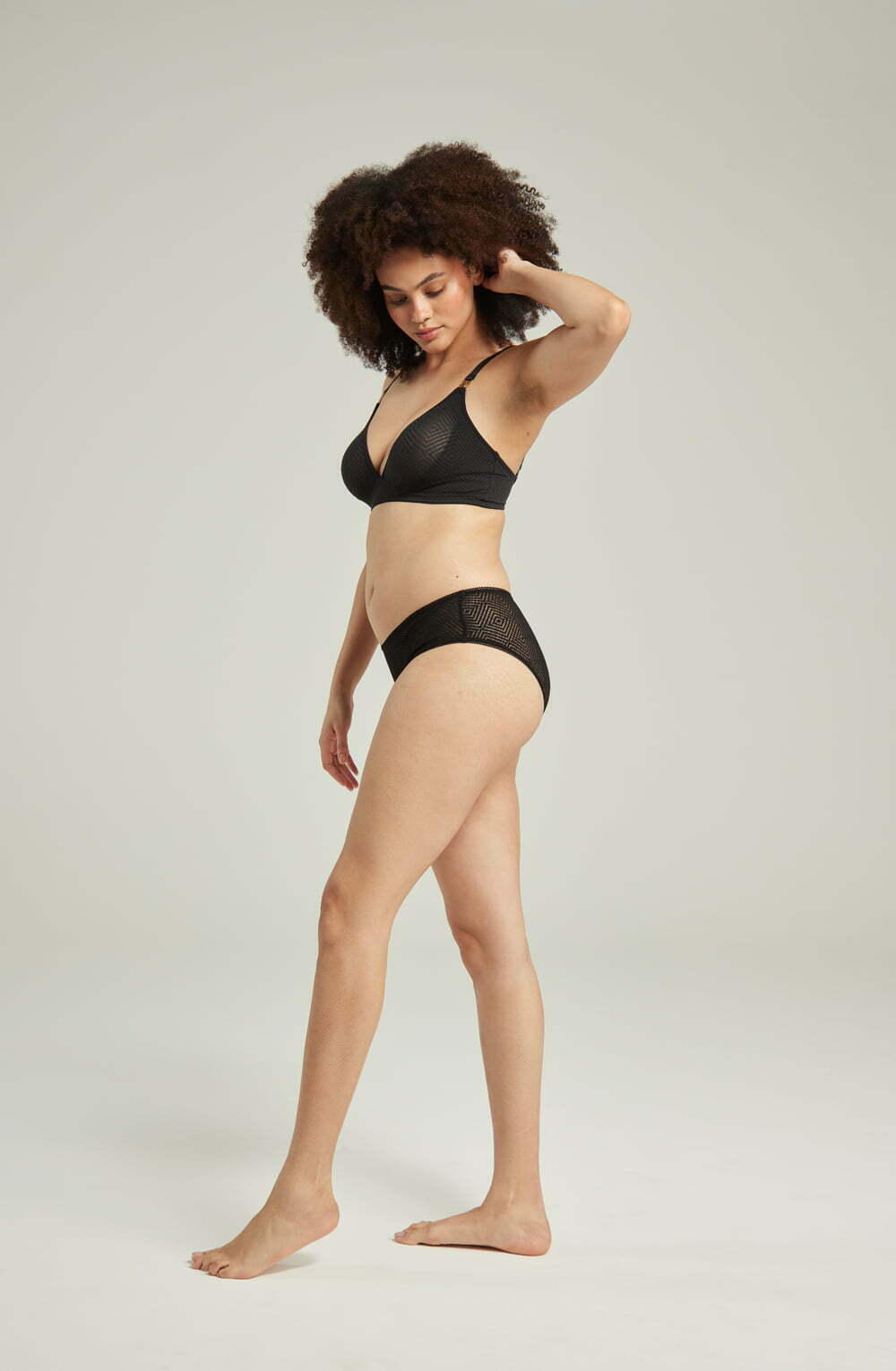 Vibrators, Sex Toy Kits and Sex Toys at Cloud9Adults - The Sheer Deco Hipster Brief Black - Buy Sex Toys Online