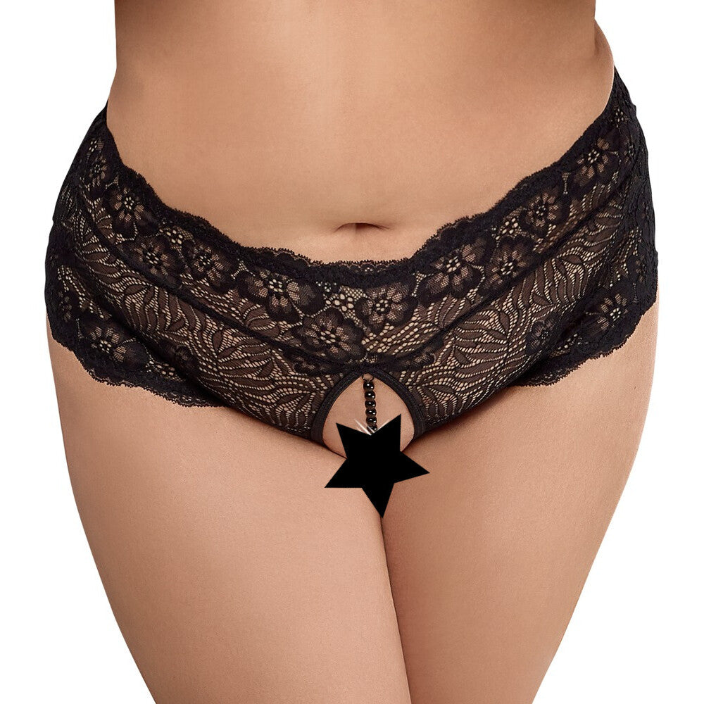 Vibrators, Sex Toy Kits and Sex Toys at Cloud9Adults - Cottelli Curves Panties With Pearl Chain - Buy Sex Toys Online