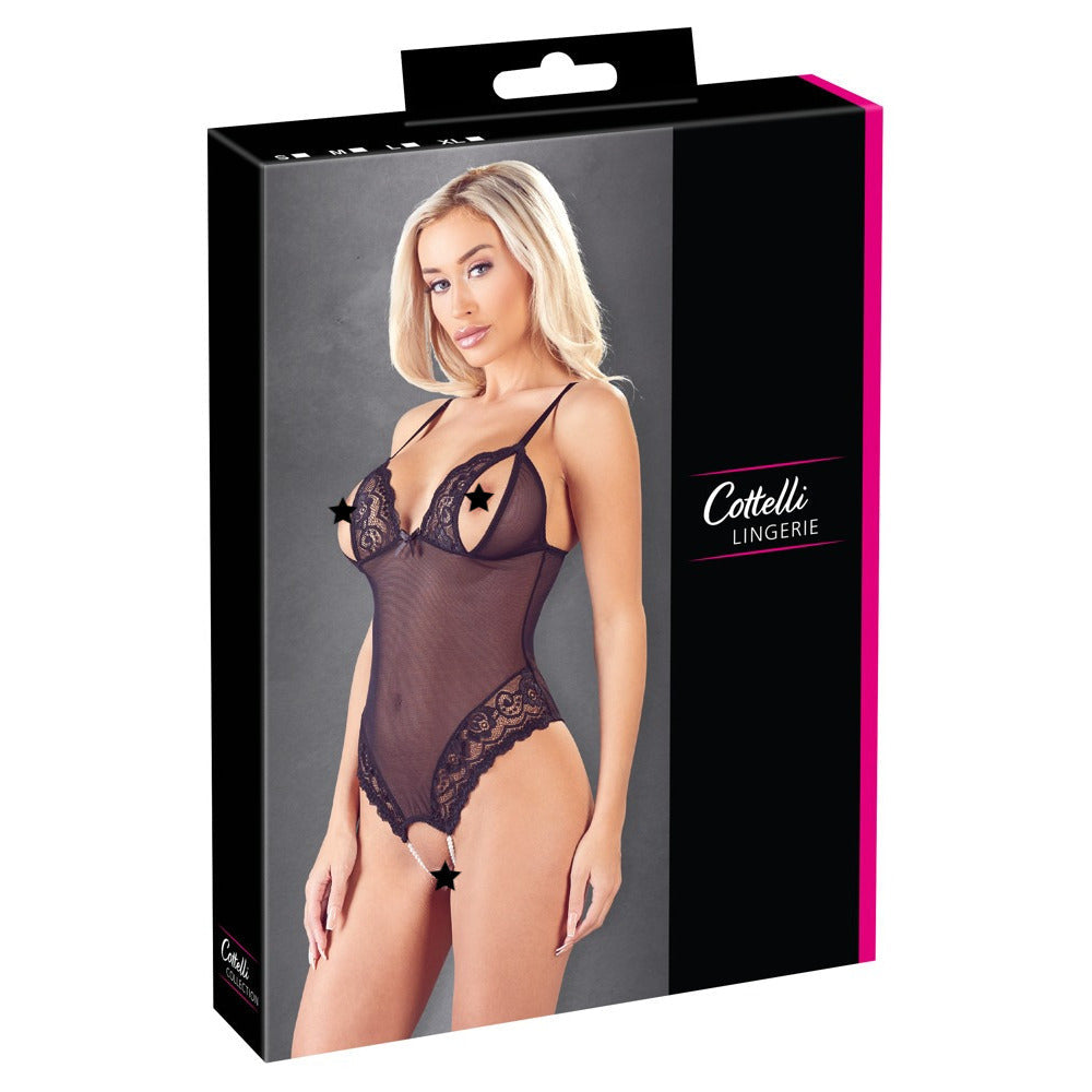 Vibrators, Sex Toy Kits and Sex Toys at Cloud9Adults - Cottelli Crotchless Peek a Boo Body - Buy Sex Toys Online